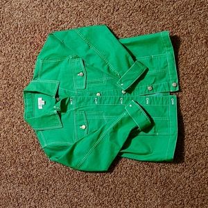 D&CO. Green jean jacket